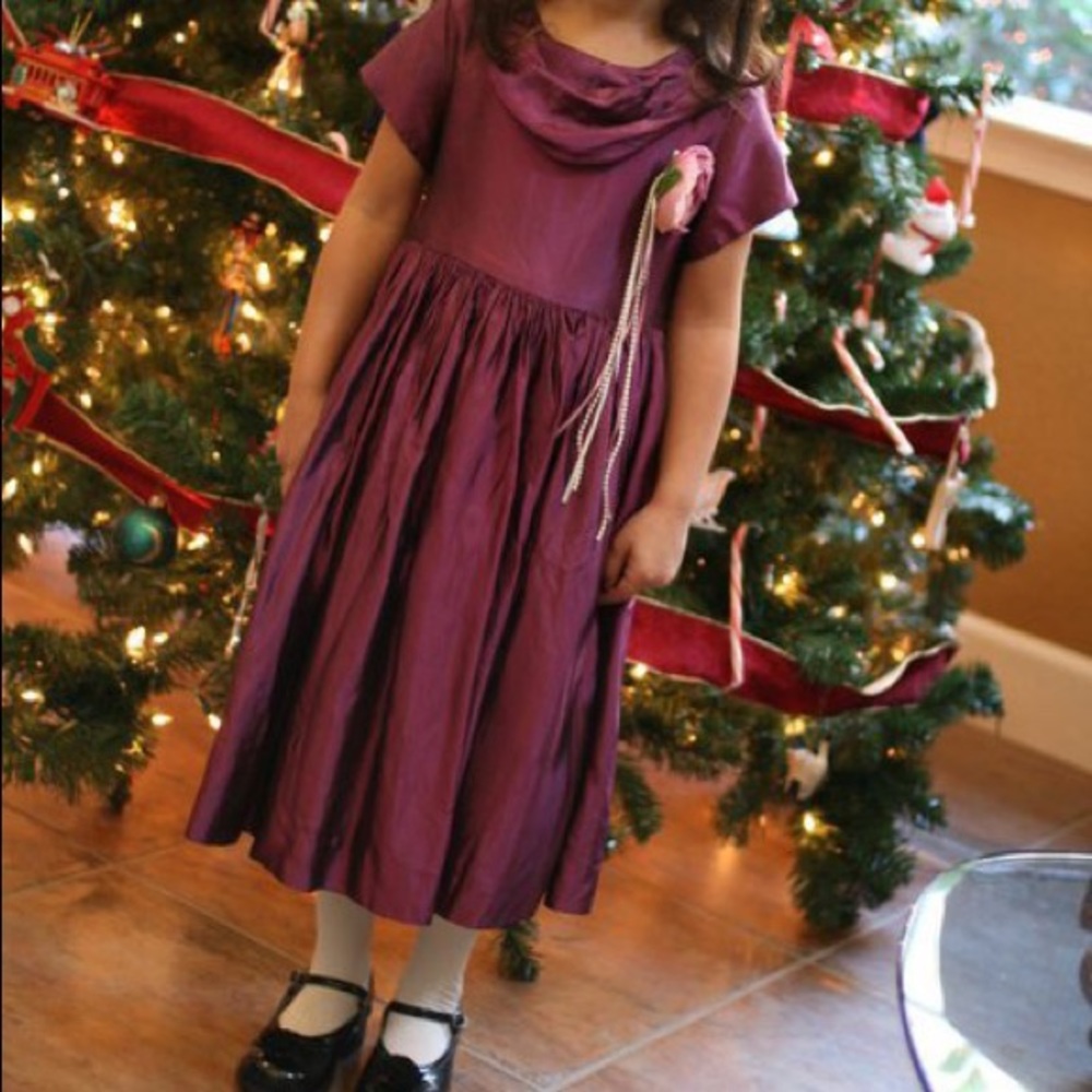 Plum Pudding brand: plum colored party dress 4T